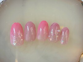 ピンクネイル