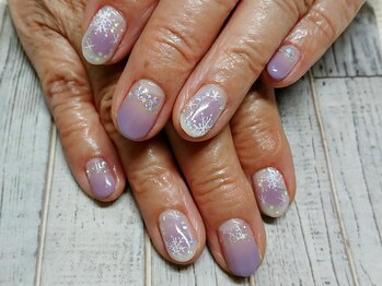 ウォーターワールド 大和店(WATER WORLD)/雪の結晶ネイル