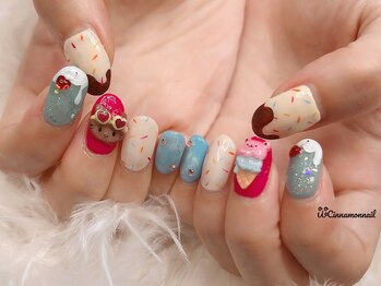 シナモンネイル(cinnamonnail)/夏ネイル♪