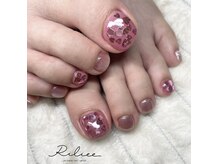 リリー(Riliee)の雰囲気（foot nail！9,680円(デザイン込み)トレンドのデザイン♪）