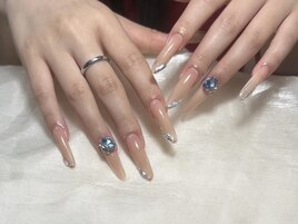 夏　透明感ワンカラー　長さ出し