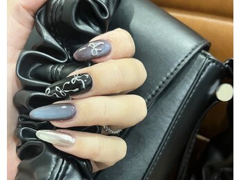 ネイルサロン チェリッシュ(nail salon Cherish)の写真/[選べる定額×旬アート]ニュアンスネイル～ワンホンなど幅広いデザインをご用意◎予算内で可愛く仕上がる♪