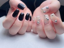 メオネイル(MEO NAIL)/チップワンカラーx追加パーツ