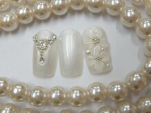 ネイルサロンミキ 横浜(MIKI)/3D花ブライダル手描きフラワー