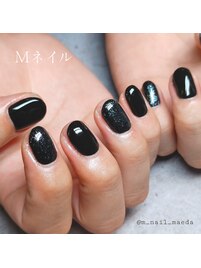 _ワンカラーネイル_