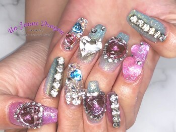 アン ジョーヌドラゴ/【ロングネイル】ハートネイル