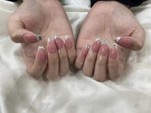 インミニネイルサロン 上野御徒町(INMENE)/ガラスフレンチネイル♪