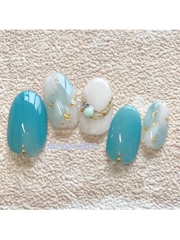 ネイルサロン クイル(QUILL)/7月みずいろ(3)