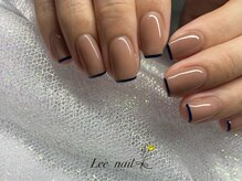 リーネイル(Lee_nail)/スキニーフレンチ♪