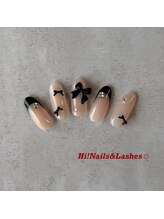 ハイネイルアンドラッシーズ(Hi! Nails&Lashes)/定額ワンホン/海外風