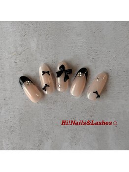 ハイネイルアンドラッシーズ(Hi! Nails&Lashes)/定額ワンホン/海外風