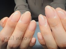 ネイルニコ(nail nico)/ヌーディワンカラー