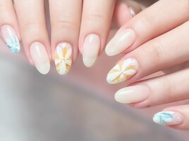 お花ネイル
