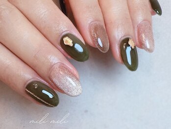 ミリ ミリ(mili mili)/khaki color