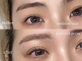 ウル(ulu)/眉wax × マスカラパーマ