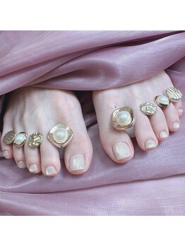 グリッター(Glitter)/フット定額ネイル