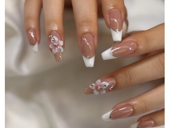 お花ネイル
