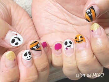 サロン ド メルシー(Salon de MERCI)/ハロウィンnail☆