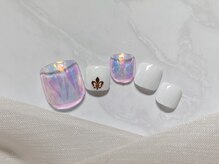 ルームヘアネイル 曙橋店(Room hair nail)/ダブルオーロラフットネイル
