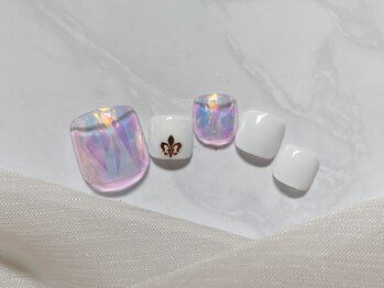 ルームヘアネイル 曙橋店(Room hair nail)/ダブルオーロラフットネイル