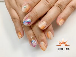 マーブルグラデ☆