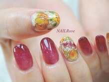 ネイルローズ(NAIL Rose)/ハロウィン　ボルドー