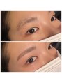 アイブロウドット 浦和(iBROW.) 平行めのストレートアーチとパリジェンヌでどっちも綺麗に