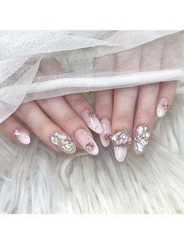 リンドネイル バイ モカ アンド ララ(Lind nail by moca and LaLa)/ピンクネイル