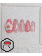 東海最大級ネイルサロン by レディスペネイル 名駅店/ぷっくりフラワー☆