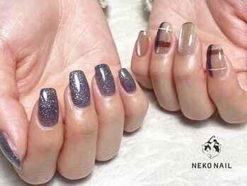 ネコ ネイル(NEKO NAIL)/アシメネイル