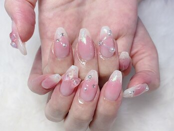 ティアラネイル(TIARA NAIL)/ジェルアートつけ放題¥9000