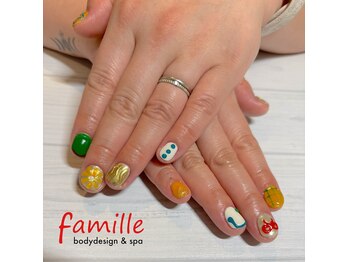 ファミーユ 清田通り店(famille)/持ち込みデザイン(^^)