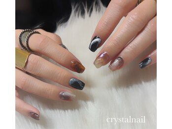 クリスタルネイル イオンモール都城駅前店/大人ニュアンス