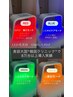 韓国式LEDライト。結果が出るからまた通いたくなる。フェイシャルパック込み