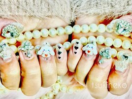 ゴテゴテ☆シナモロールネイル