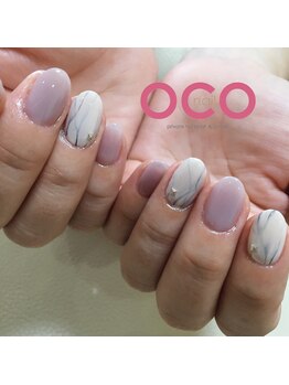 オコネイル ネイルサロンアンドスクール(OCO nail)/marble effect
