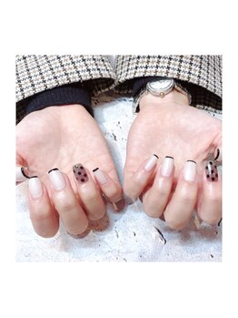 ビューティービースト フォー ネイルアンドアイラッシュ 松浜店(beauty:beast)/ドット柄ネイル☆