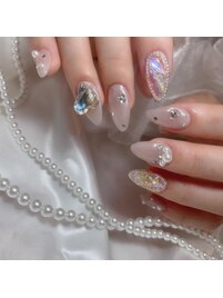 パール風ネイル