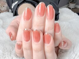 ミラーフレンチネイル