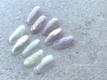 アバネイル 名駅店(AVA NAIL)/うるうるニュアンス夏ネイル