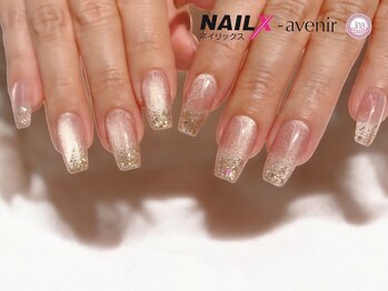 ネイリックス アヴェニール(NAILX avenir)/うるちゅるマグキラキラゴールド