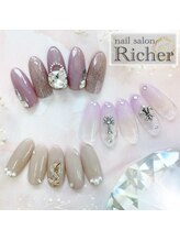 エスフィーネイルサロン リシェル(Esfy nailsalon Richer)/ジェル　選べるワンホンアート