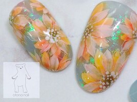 ひまわりネイル