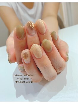 プライベート ネイルサロン マーマ(murmur)/でこぼこミラーネイル