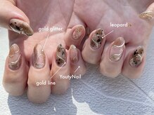 ユーティーネイル(Youty Nail)/レオパードニュアンス