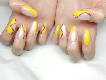 ネイルアンドアイラッシュサロン エスポアール(nail&eyelash salon espoir)/ミラー　マット　うねうね