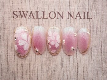 スワロンネイル(SWALLON NAIL)/春デザイン