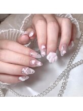 リンドネイル バイ モカ アンド ララ(Lind nail by moca and LaLa)/ガーリーネイル