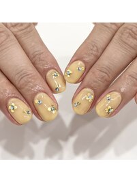 【jr nailist】お花柄ネイル