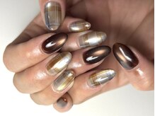 ヴレ ネイル(vrai nail)/チェック柄